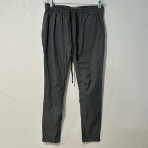 PacSun Men’s Joggers Medium Gray Plaid Slim Fit Drawstring Pants